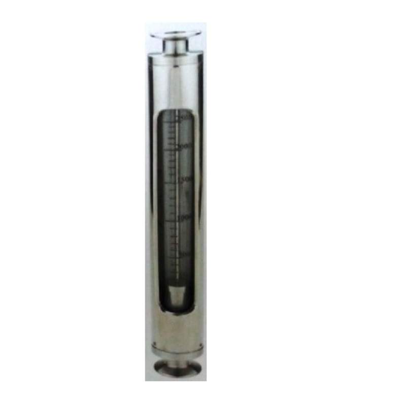 不锈钢卫生型玻璃转子流量计,卫生快装,卡盘50.5mm DN15流量计