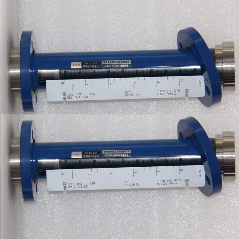 FA10-15引进流量计 DN15活动法兰连接 铝合金接头玻璃转子流量计