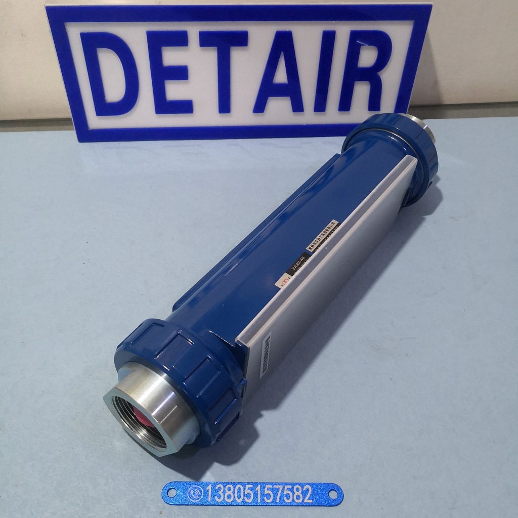 VA20-40F防腐型玻璃转子流量计,铸铝外壳,G11/2不锈钢螺纹流量计